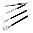 Grillausvälinesarja Basic puukahvalla 3 - Grillausvälinesetit - 6410413158382 - 3