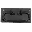 LAATIKONKAHVA 112X50MM TAOTTU MUSTA HABO - Vetimet ja kaappihelat - 7317900186332 - 1