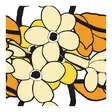 Vallila lautasliina Kukkatarha 24cm - Kahviliinat 24x24 - 7321012206222 - 1