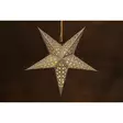 LED-paperitähti hopea 43 cm - Ikkunan valokoristeet - 6410413306042 - 1