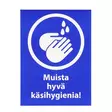 merkkitarra muista hyv=C3=A4 k=C3=A4sihygienia tarmo - Tarrat ja kiiltokuvat - 6410416031262 - 1
