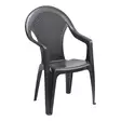 TUOLI MUSTA MUOVI - Puutarhatuolit - 8009271669512 - 1