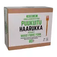 PUUKUITU HAARUKKA 80KPL / 17CM - Kertakäyttöaterimet - 6430077240162 - 1