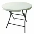 Pöytä taittuva camping pyöreä 80cm - Puutarhapöydät - 6438168084442 - 1