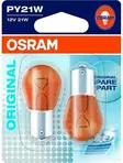 PY21W POLTTIMO 12V 21W OSRAM ORIGINAL 2KPL/PKT - Polttimot ja polttimotarvikkeet - 4050300925462 - 2