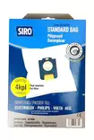 s bag pölypussi sopii mm. electrolux, philips, volta ja aeg imureihin. - Pölypussit ja suodattimet - 6438168103792 - 1