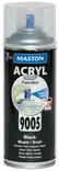 SPRAYMAALI MUSTA ACRYLCOMP 9005 400ml MASTON - Spraymaalit - 6412490023102 - 1