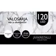 ULKOVALOSARJA LED 120Led Kylmä valkoinen - Valosarjat verkkovirta - 6438159119542 - 1