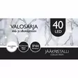 ULKOVALOSARJA LED 40Led Kylmä valkoinen - Valosarjat verkkovirta - 6438159052832 - 1