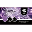 ULKOVALOSARJA LED 40Led Lilan värinen - Valosarjat verkkovirta - 6438159052702 - 1