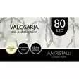 Ulkovalosarja LED 80Led Extra lämmin valkoinen - Valosarjat verkkovirta - 6438159052092 - 1