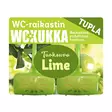 WC-KUKKA TUPLA LIME 2X50G - Huonetuoksut ja ilmanraikastimet - 7310619191802 - 1