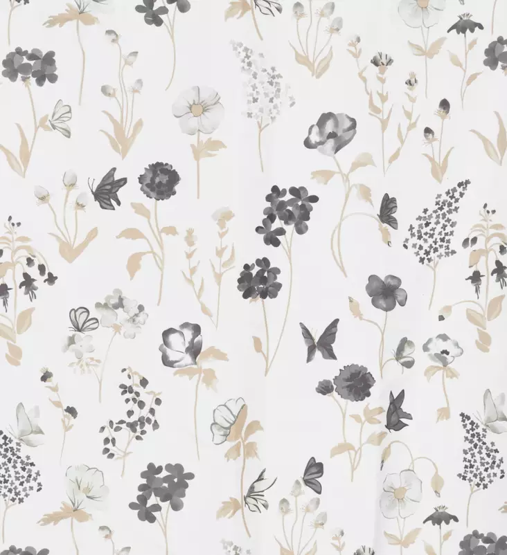 Kukkakuvioinen suihkuverho. - Suihkuverhot - 6410416138282 - 1