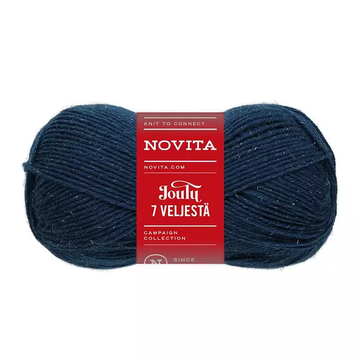 7-Veljestä Joulu 150g tähtiyö - Sukkalangat - 6412618214092 - 1