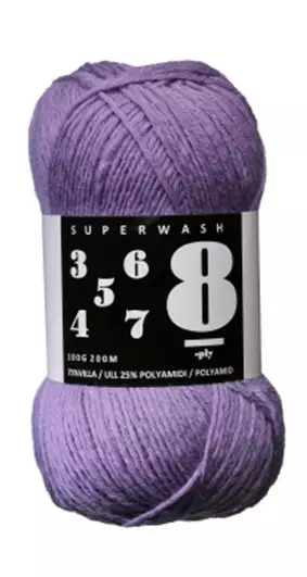 8-PLY 3633 DEEP LAVENDER - Sukkalangat - 8057714017802 - 1
