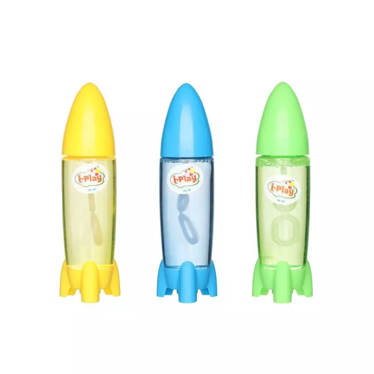 Saippuakuplaraketti 3kpl - Katuliidut ja saippuakuplat - 6410416155272 - 1