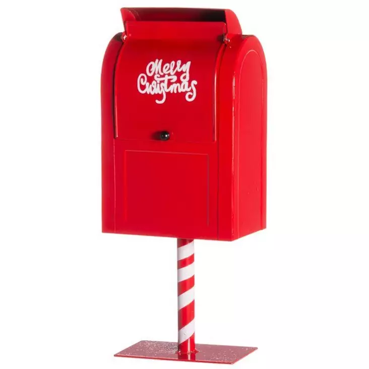 Postilaatikko jalalla - Joulukoristeet ja lumihiutalepallot - 6410416390062 - 1