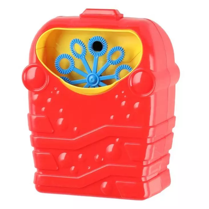 Saippuakuplakone 118ml paristokäyttöinen punainen - Kesälelut - 6410416430102 - 1