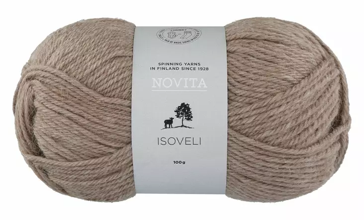 NOVITA ISOVELI 100 G LASTU - Sukkalangat - 6412618204192 - 1