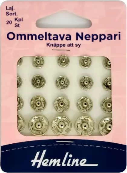 HEMLINE OMMELTAVA NEPPARI LAJITELMA NIKL - Käsityötarvikkeet - 9317385021232 - 1