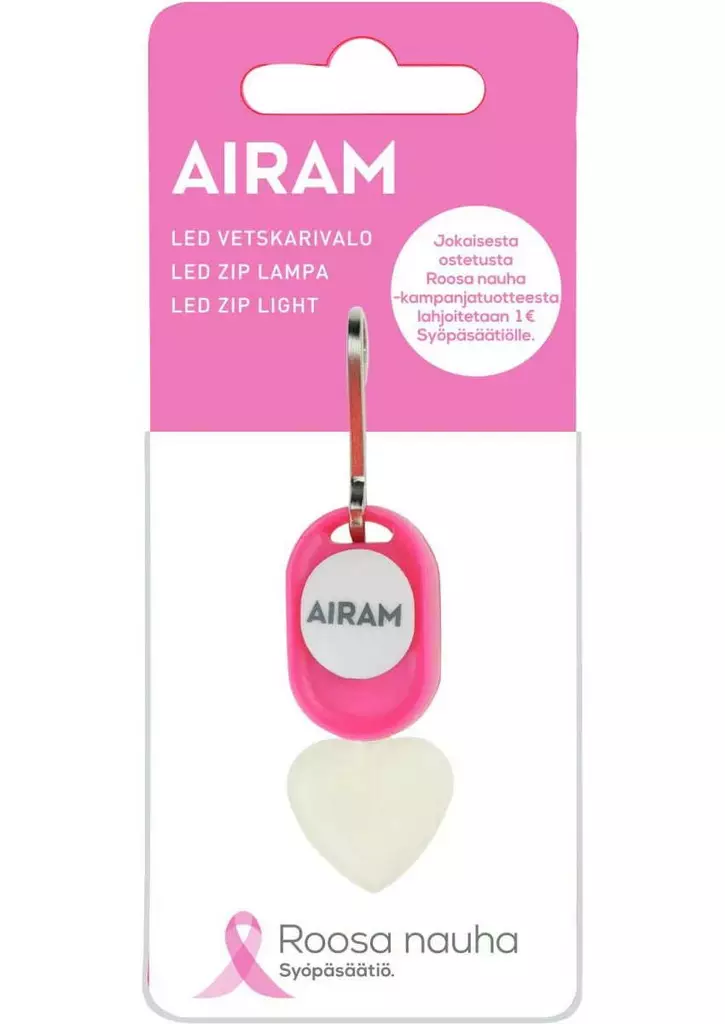 AIRAM ROOSA NAUHA VETSKARILAMPPU - Taskulamput - 6435200270702 - 1