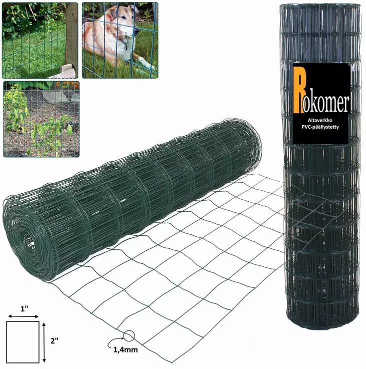 Aitaverkko 2"x 1"x1.4mm 1 x 5m - Aitaverkot - 6438159035262 - 1
