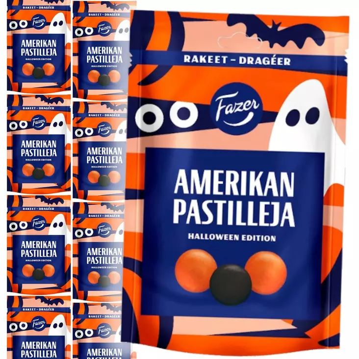 Amerikan pastillit halloween 10 x 175g/pss Fazer - Makeiset ja naposteltavat - 838092 - 1
