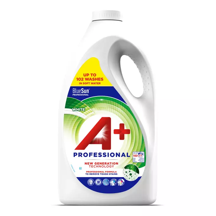 A+ Pyykinpesuneste Pro White 4620ml - Pyykinpesunesteet - 8435495841012 - 1