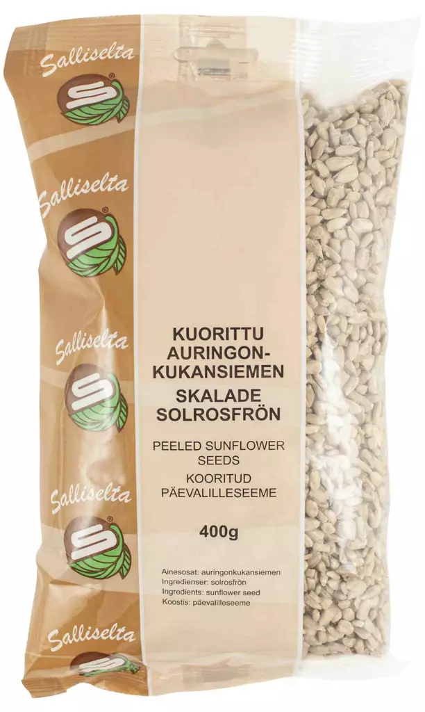 Auringonkukan siemen kuorittu 400G Sallinen - Pähkinät ja siemenet - 6436501000852 - 1