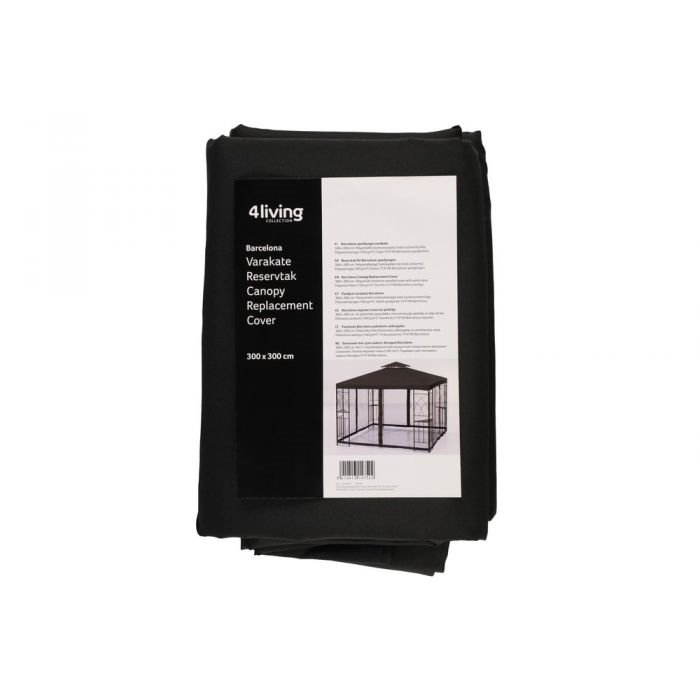 varakate musta 4Living Barcelona - Paviljongin varakatteet - 6410413147522 - 2
