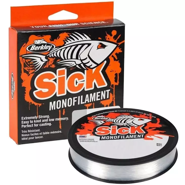 Berkley Sick Mono Clear 0.25mm 300m - Monofiili- ja fluorocarbonsiimat - 028632982822 - 1