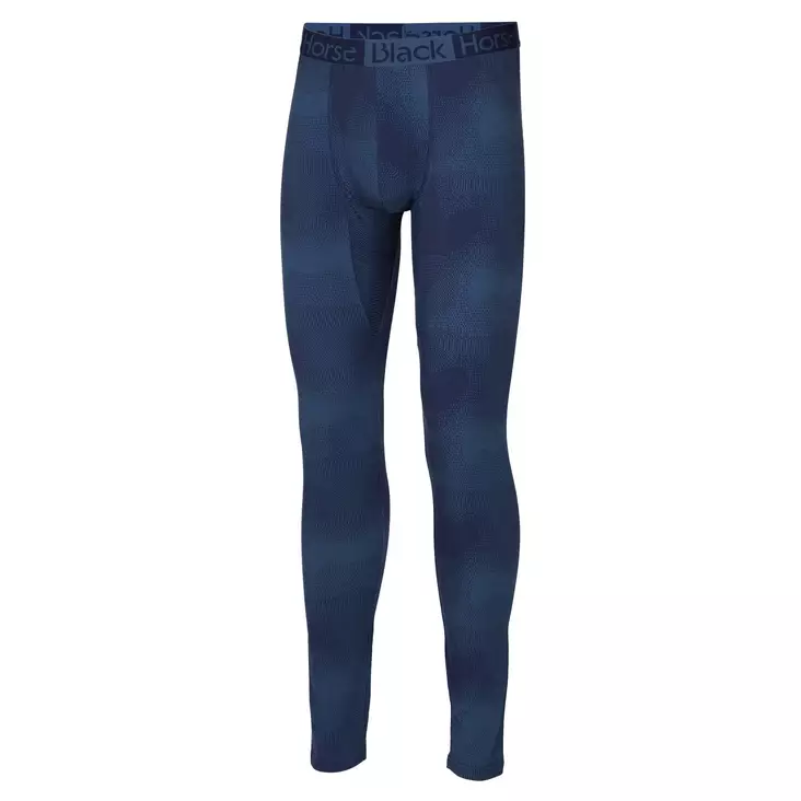 Miesten pitkät alushousut Blue Bit Black Horse - Miesten alusvaatteet - 837682 - 1