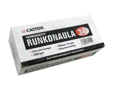 CASTOR RUNKONAULA 34', 75MM 1000KPL - Naulat - 6430020842542 - 1