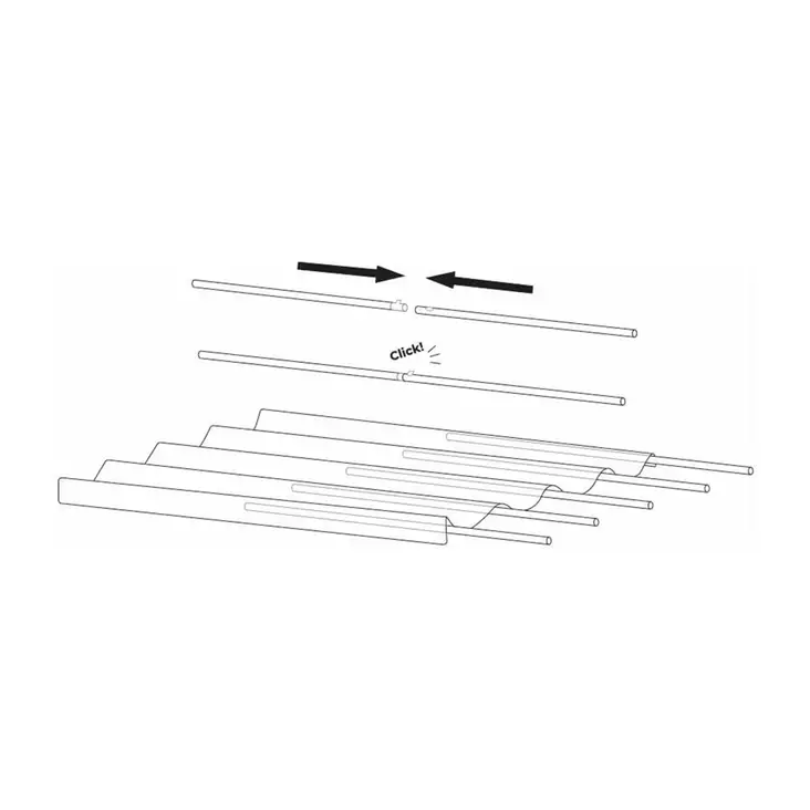Pergola 3x3m kangaskaton tukiputket - Pergolat - 6438014303482 - 1