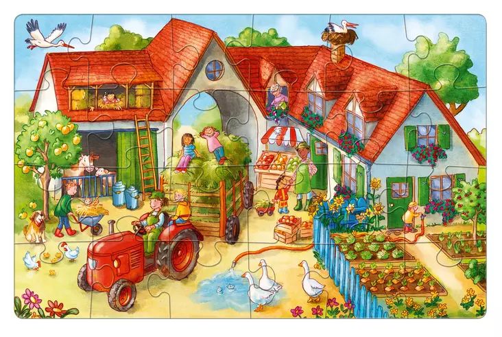 Haba Maatilalla palapeli - Lasten palapelit - 4010168256672 - 1