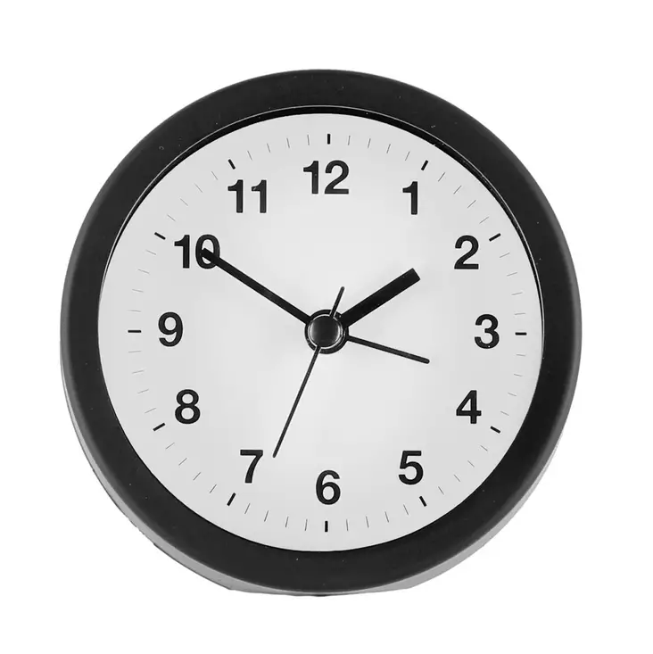 Herätyskello Mattina musta 8,5 cm - Kellot - 6410416281582 - 1