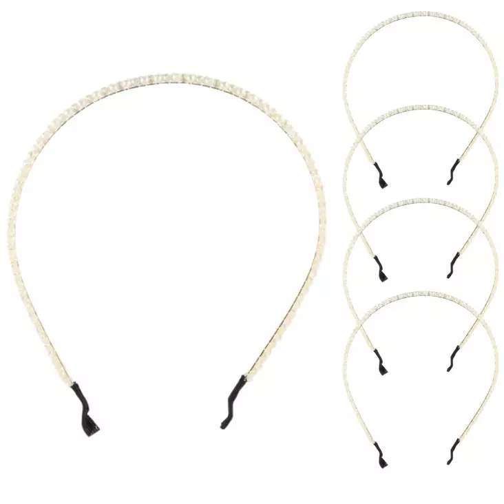 Hiuspanta Mineas helmikoristeltu 5kpl - Hiuskorut, pinnit ja pompulat - 836722 - 1