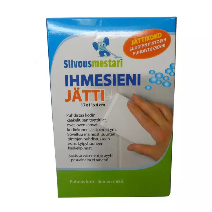 IHMESIENI JÄTTI 17*11CM SIIVOUSMESTARI - Hankaussienet ja ihmesienet - 6438159084642 - 1
