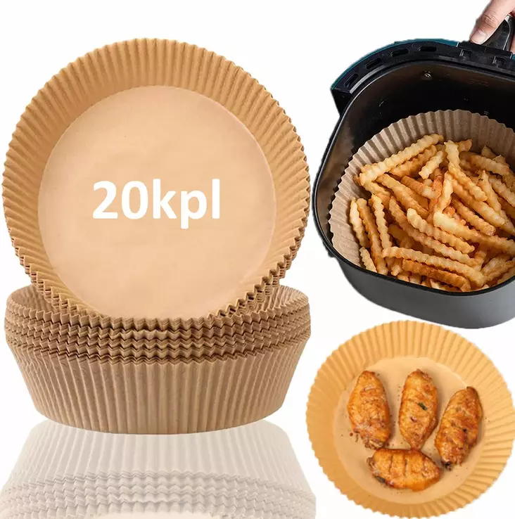 Airfryer ilmafriteerauskeittimen suojapaperi - Airfryer silikonisuojat ja suojapaperit - 6438159896122 - 1