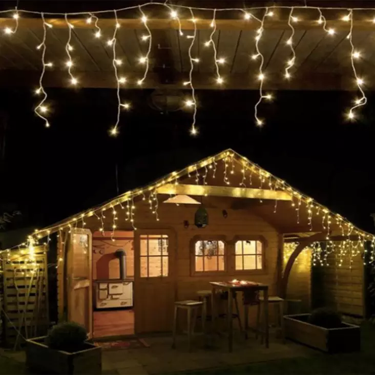 LED jääpuikkovalosarja 18m 960l lämmin - Valosarjat verkkovirta - 6438506003722 - 1