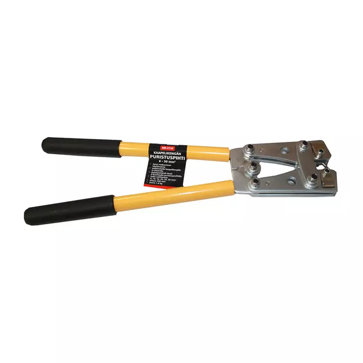 Kaapelikengän puristuspihti 6-50mm2 - Johtopihdit, sähkömiehen pihdit - 6430074695422 - 1