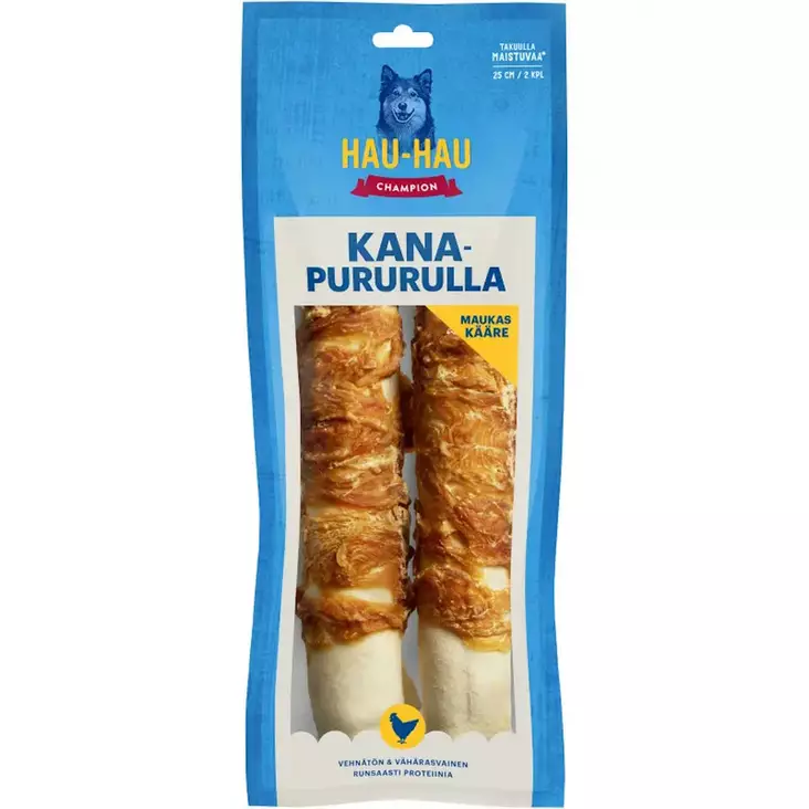 KANAPURURULLA 2KPL 25X4CM 220G - Koiranruoat ja herkut - 6430056886602 - 1