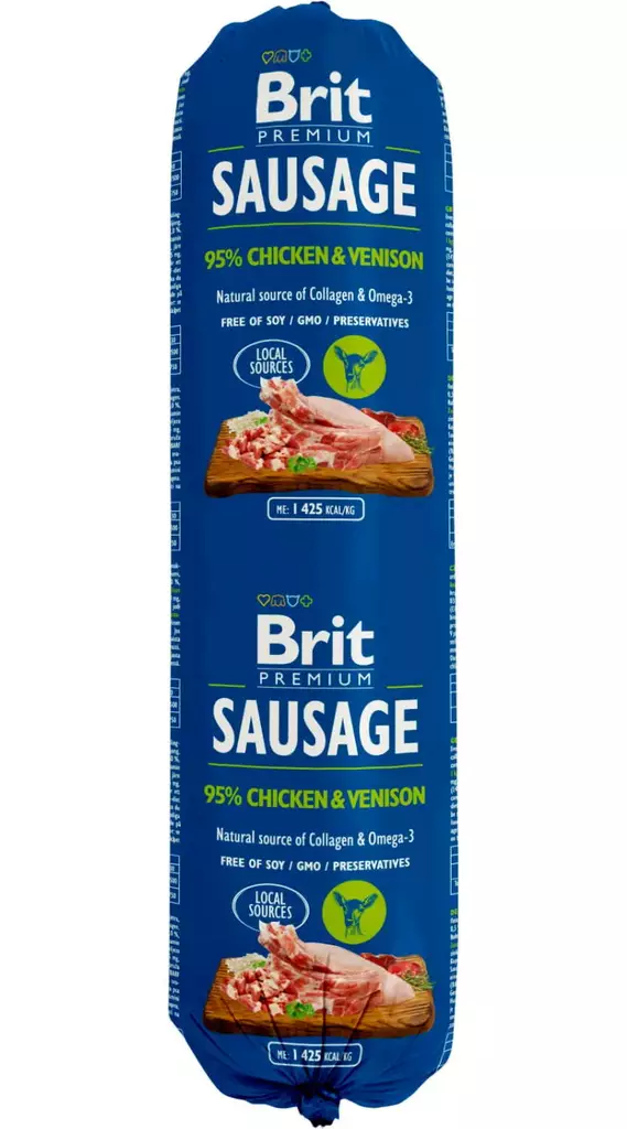 KOIRANMAKKARA BRIT PREMIUM KANA-RIISTA 800G - Koiranruoat ja herkut - 8595602525942 - 1