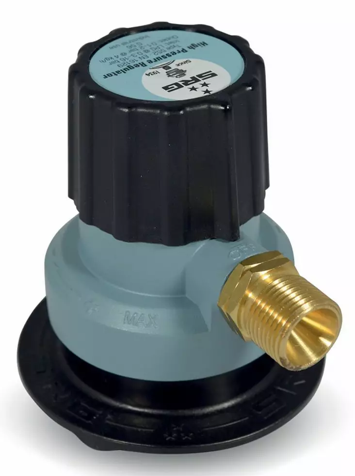 Korkeapainesäädin LPG 0-2BAR Made in Germany - Kaasuletkut ja säätimet - 6438152022092 - 1