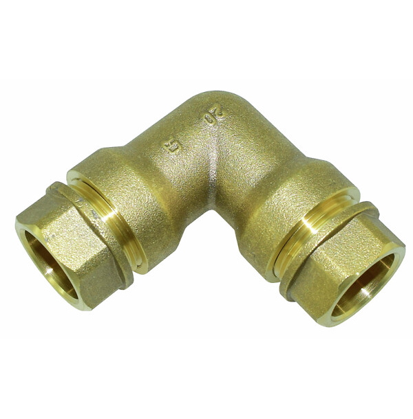 kulmaliitin messinki 25mm - Käyttövesiliittimet ja tarvikkeet - 6438140052162 - 1