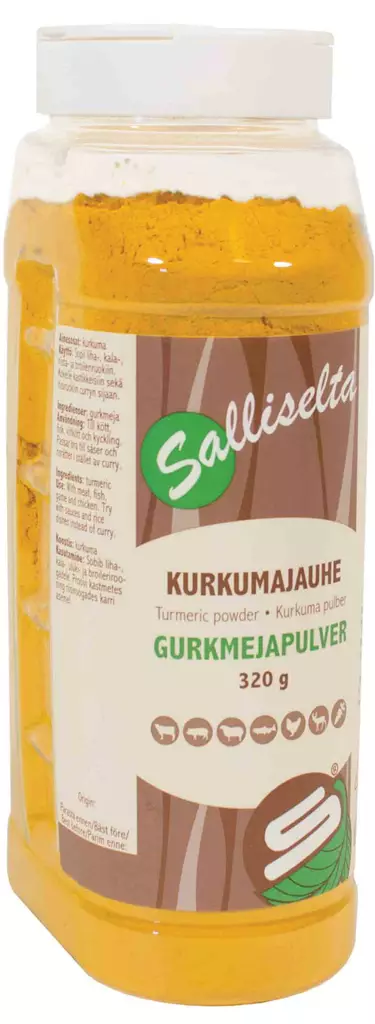 Kurkuma jauhe 320G Sallinen - Mausteet - 6436501005772 - 1