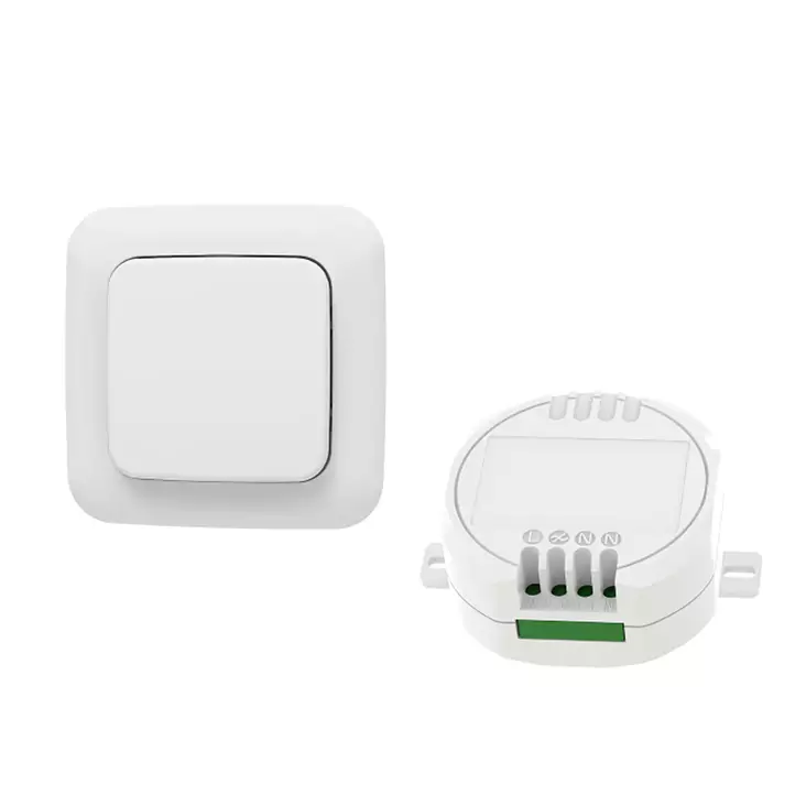 Langaton painike ja vastaanoti - Pistorasiat, haaroittimet ja kytkimet - 6438140935502 - 1