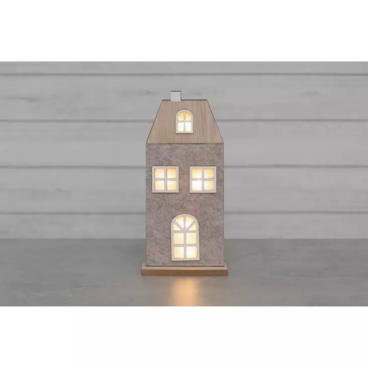 Valokoriste Talo silhuetti LED-valoilla - Valohahmot ja valokoristeet - 6410416421032 - 1