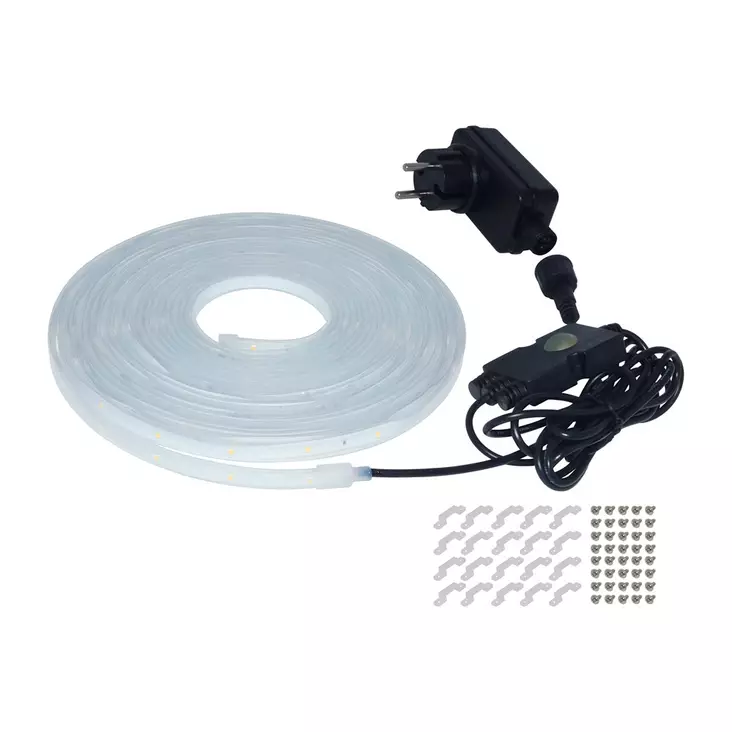 Led nauha 10m 24V IP44 hämäräkytkimellä - LED valonauhat - 6418536040812 - 1