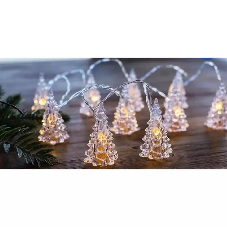 LED valosarja kuusi 10l - Ikkunan valokoristeet - 6438506002862 - 1